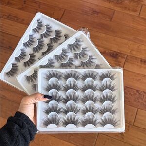 False Eyelash Multipack - Black Dramatic Lashes (Set of 20 Pairs)